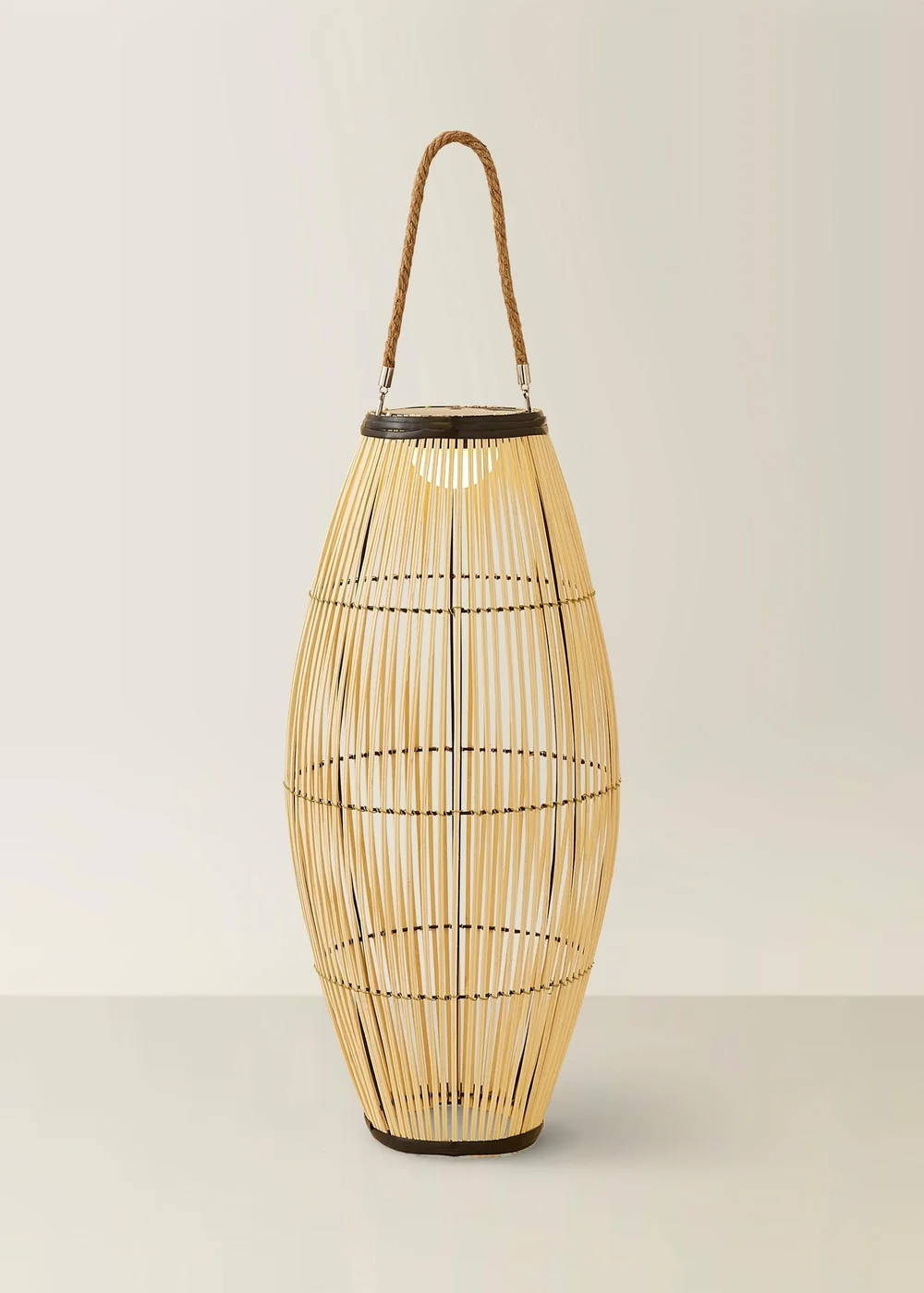 ValueLights Bamboo Solar Floor Lamp - One Size Image 3