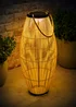 ValueLights Bamboo Solar Floor Lamp - One Size Image 2