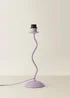 ValueLights Purple Wiggle Table Lamp Base Only - One Size Image 2