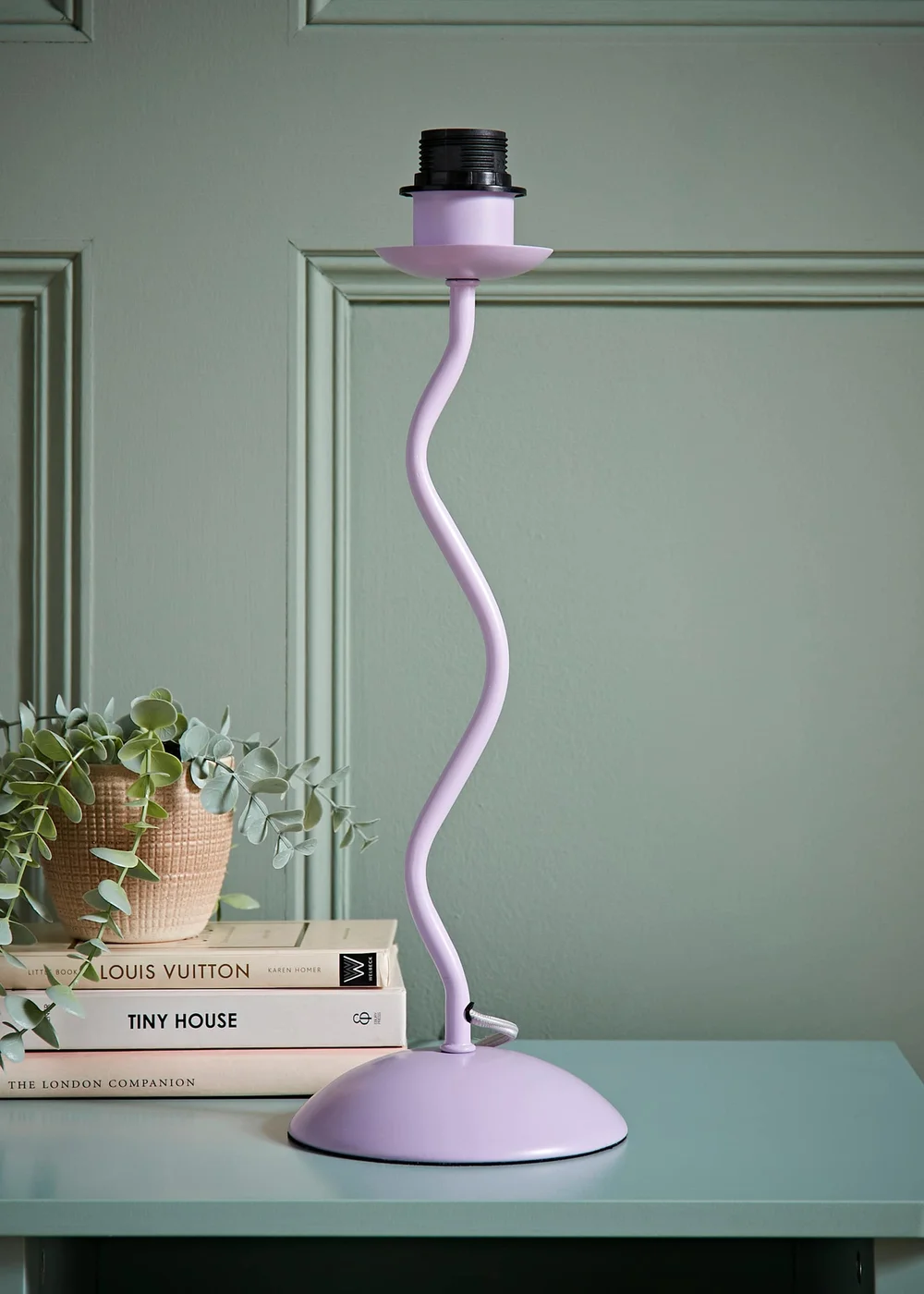 ValueLights Purple Wiggle Table Lamp Base Only - One Size Image 1