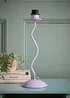 ValueLights Purple Wiggle Table Lamp Base Only - One Size Image 1