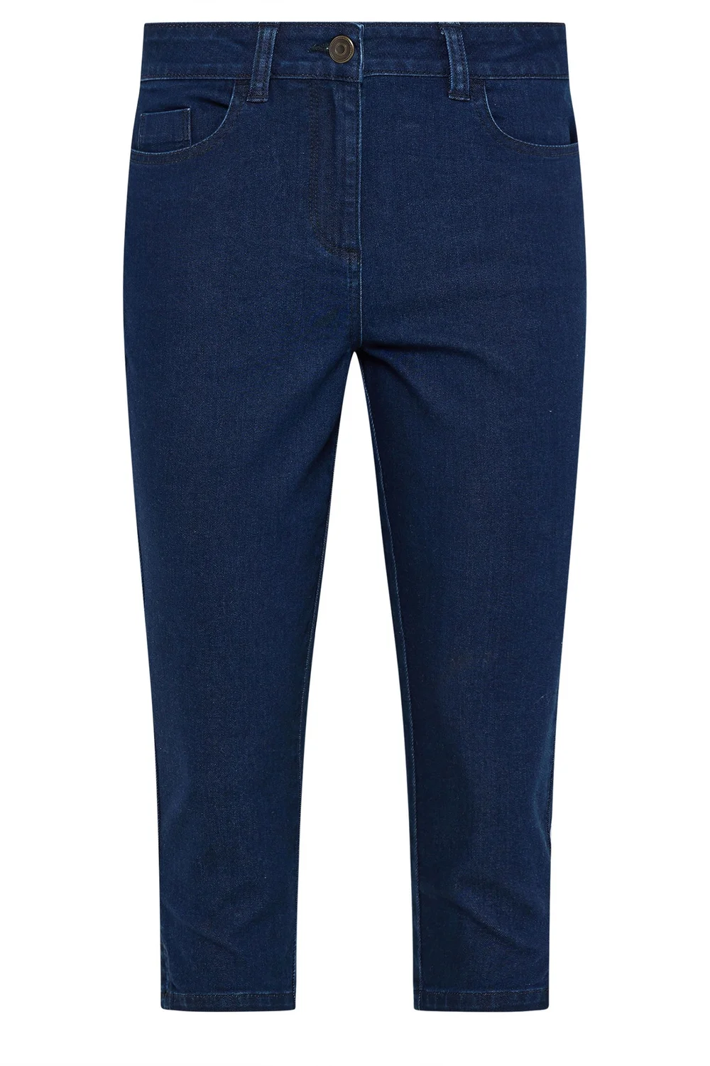 M&Co Indigo Blue Capri Jeans - 14 Image 5