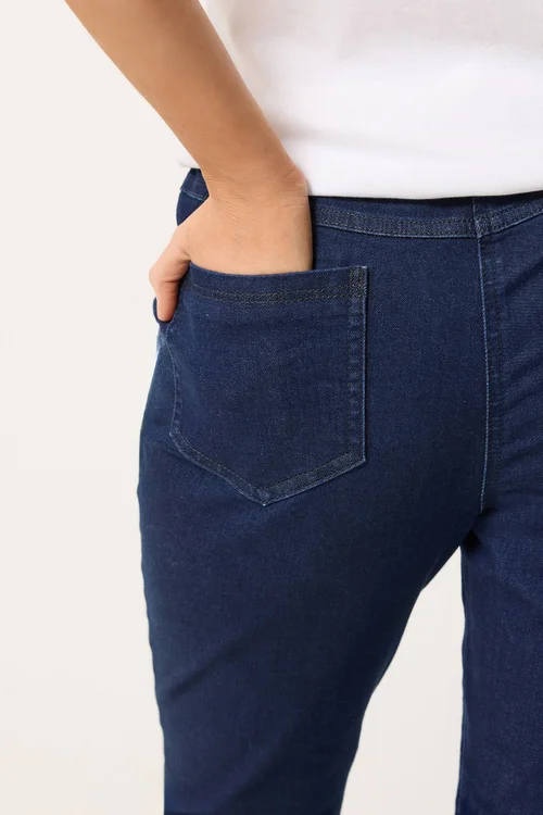 M&Co Indigo Blue Capri Jeans - 14 Image 4