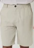 Threadbare Stone Linen Blend Chino Shorts - 34 Image 4