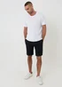 Threadbare Black Elasticated Waist Stretch Chino Shorts - 34 Image 3