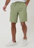 Threadbare Soft Green Elasticated Waist Stretch Chino Shorts - 34 Image 1