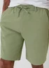Threadbare Soft Green Elasticated Waist Stretch Chino Shorts - 34 Image 4