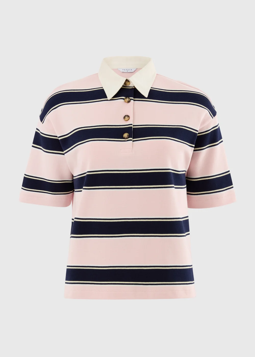 Pink Stripe Rugby Shirt - 12 Image 4
