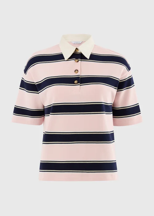 Pink Stripe Rugby Shirt - 12 Image 4