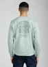 Tokyo Laundry Green Printed Brushed Back Fleece Crew Neck Sweatshirt - M Image 2