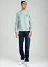 Tokyo Laundry Green Printed Brushed Back Fleece Crew Neck Sweatshirt - M Image 4
