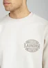 Tokyo Laundry Beige Printed Brushed Back Fleece Crew Neck Sweatshirt - XL Image 3