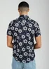 Tokyo Laundry Navy Cotton Poplin Button Up Shirt With Abstract Floral Print - XL Image 2