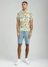 Tokyo Laundry White Cotton Poplin Button Up Shirt With Citrus Fruit Print - L Image 4