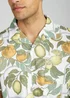 Tokyo Laundry White Cotton Poplin Button Up Shirt With Citrus Fruit Print - L Image 3