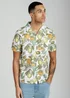 Tokyo Laundry White Cotton Poplin Button Up Shirt With Citrus Fruit Print - L Image 1