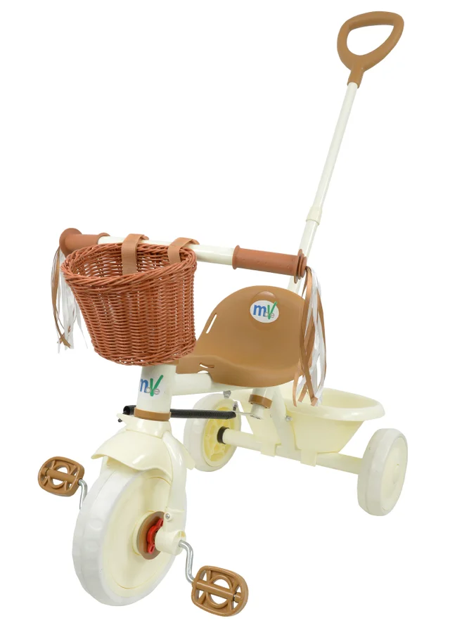 MoVe Multi Coloured Steer along Trike with Basket
