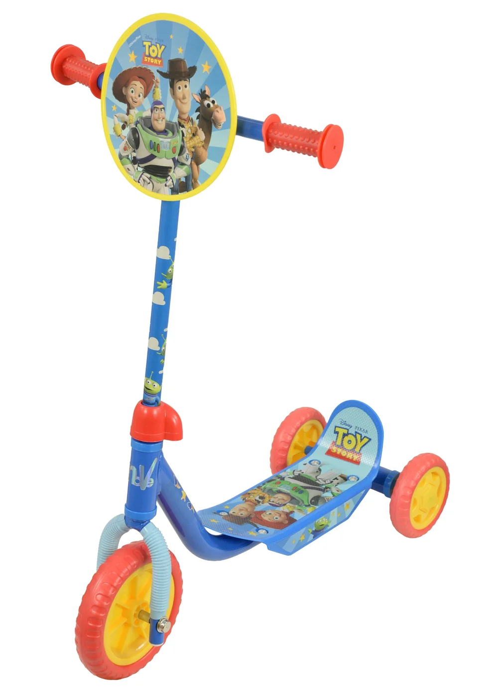 Toy Story Multi Coloured Deluxe Tri Scooter - One Size Image 1