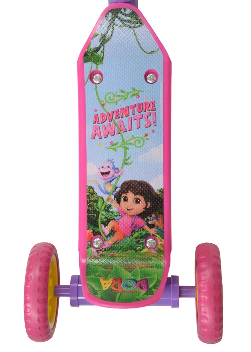 Dora Multi Coloured Deluxe Tri Scooter - One Size Image 5