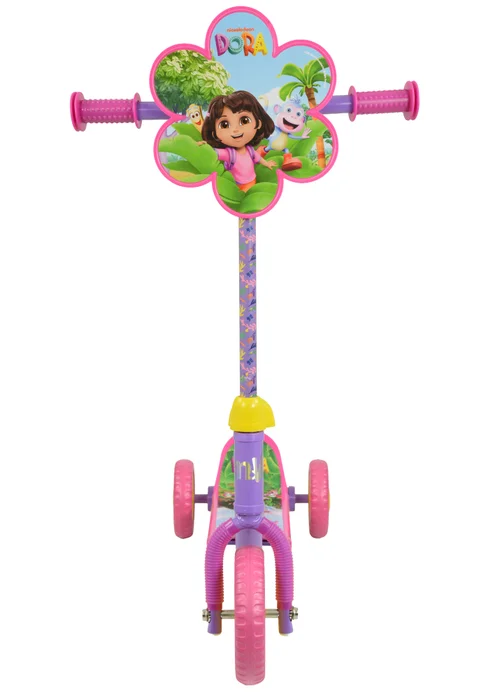 Dora Multi Coloured Deluxe Tri Scooter - One Size Image 4