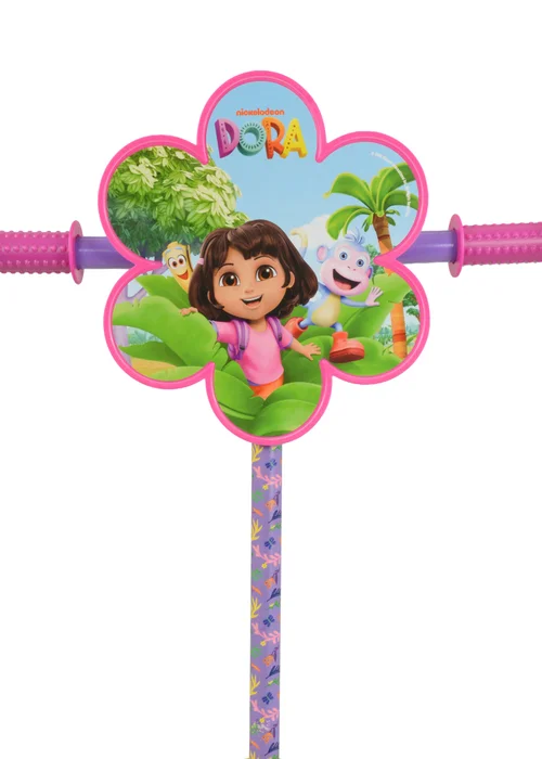 Dora Multi Coloured Deluxe Tri Scooter - One Size Image 3