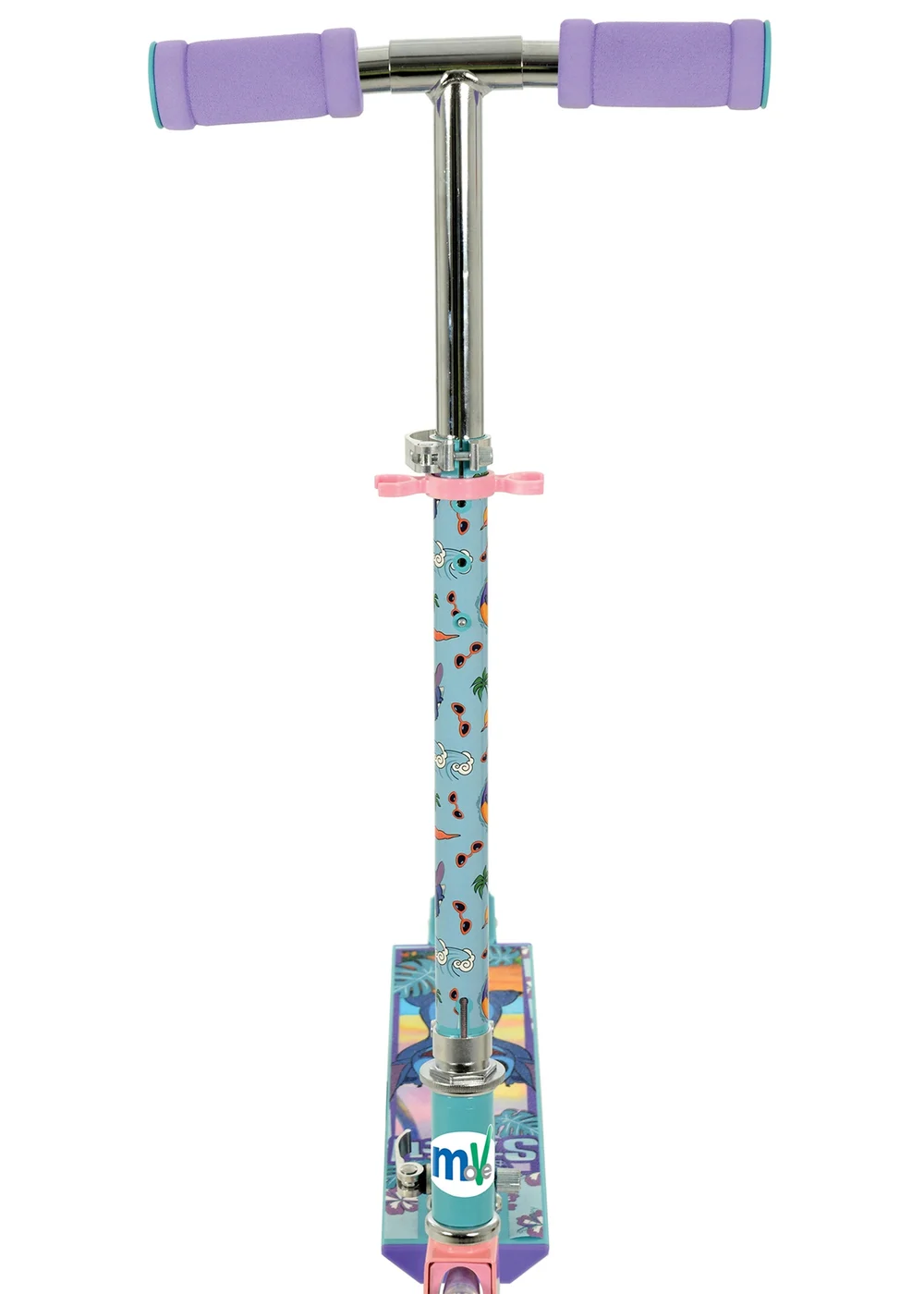 Stitch Multi Coloured Foldng Inine Scooter with Light Up Wheels - One Size Image 4