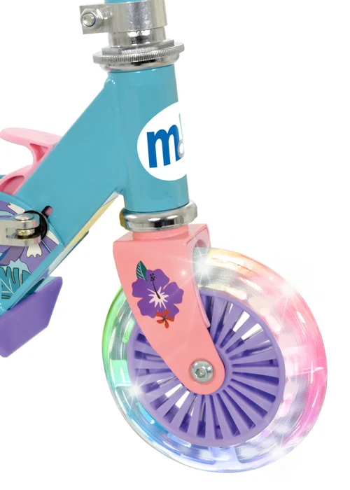 Stitch Multi Coloured Foldng Inine Scooter with Light Up Wheels - One Size Image 3