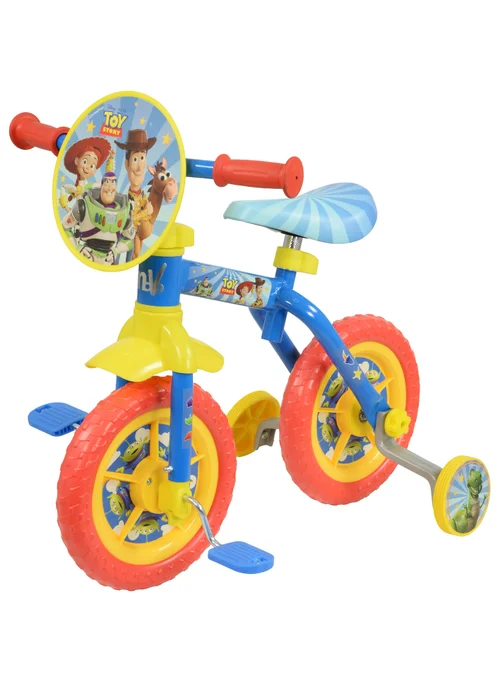 Toy Story Multi Coloured 2in1 10inch Training Bike - One Size Image 1