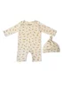 Clair de Lune Organic Dash Romper and Hat Gifting Set - 1-3 Months Image 2