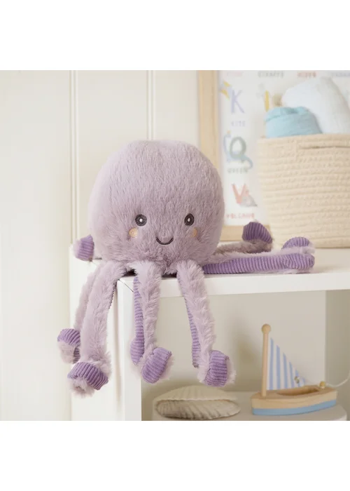 Softies Otto The Plush Lilac Octopus - 30cm Image 1