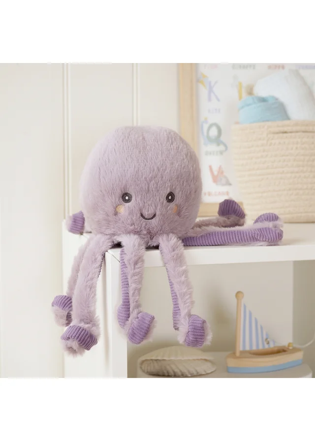 Softies Otto The Plush Lilac Octopus