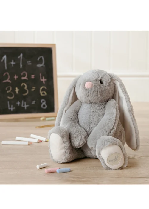 Softies Ronald The Classical Plush Grey Bunny - 30cm Image 1
