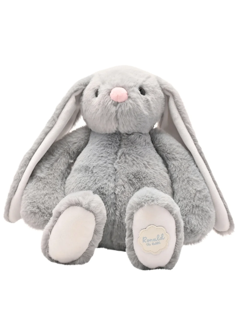 Softies Ronald The Classical Plush Grey Bunny - 30cm Image 2