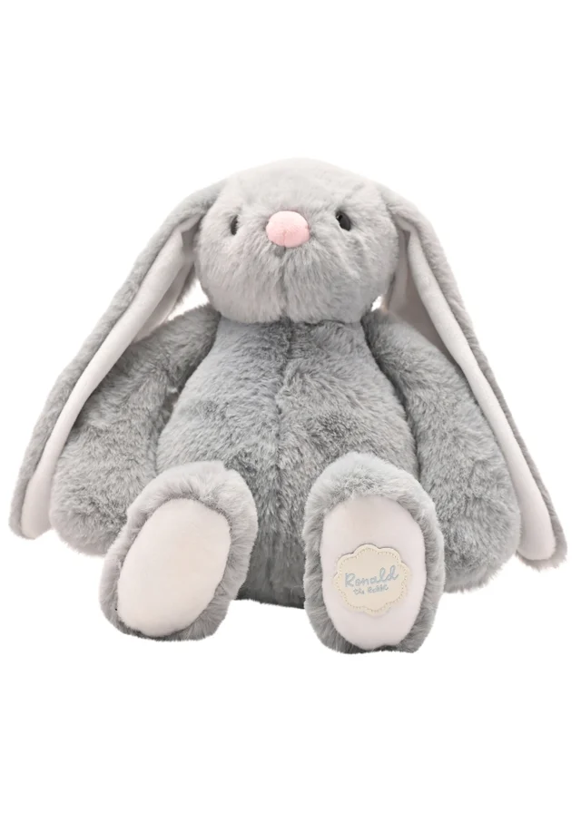 Softies Ronald The Classical Plush Grey Bunny