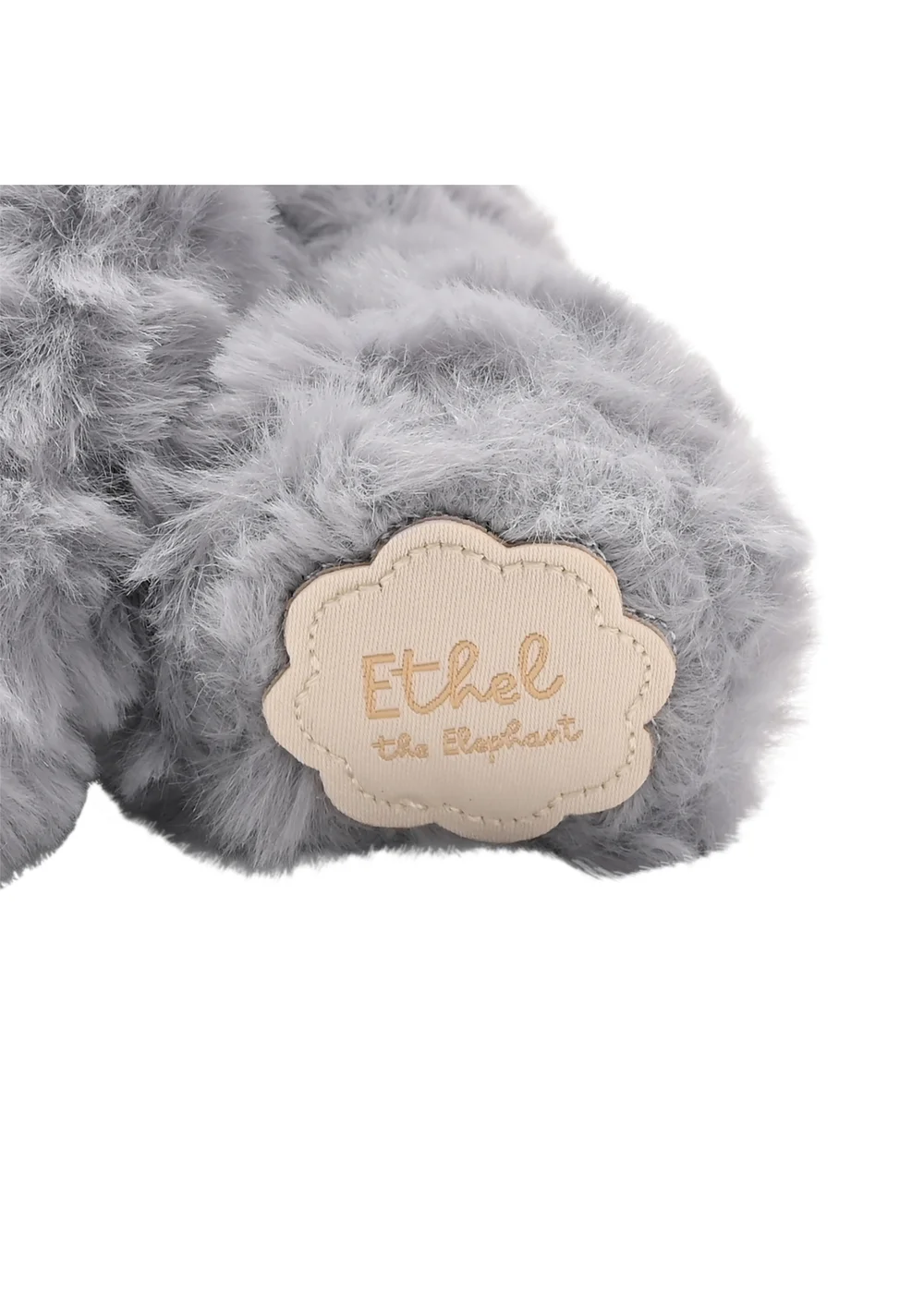 Softies Ethel The Plush Sitting Grey Elephant - One Size Image 4