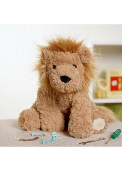 Softies Leo The Plush Sitting Brown Lion - One Size Image 5
