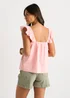 Gini London Pink Ruffle Cami Broidery Anglaise Top - 8 Image 3