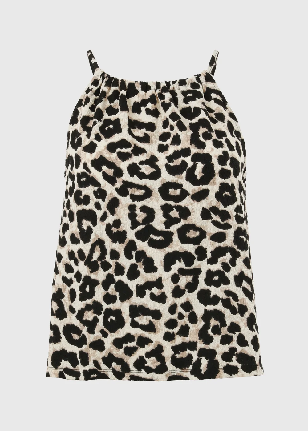 Brown Animal Co Ord Cami Top - S Image 1