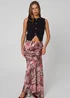 Urban Bliss Black Floral Button Front Vest - M Image 3