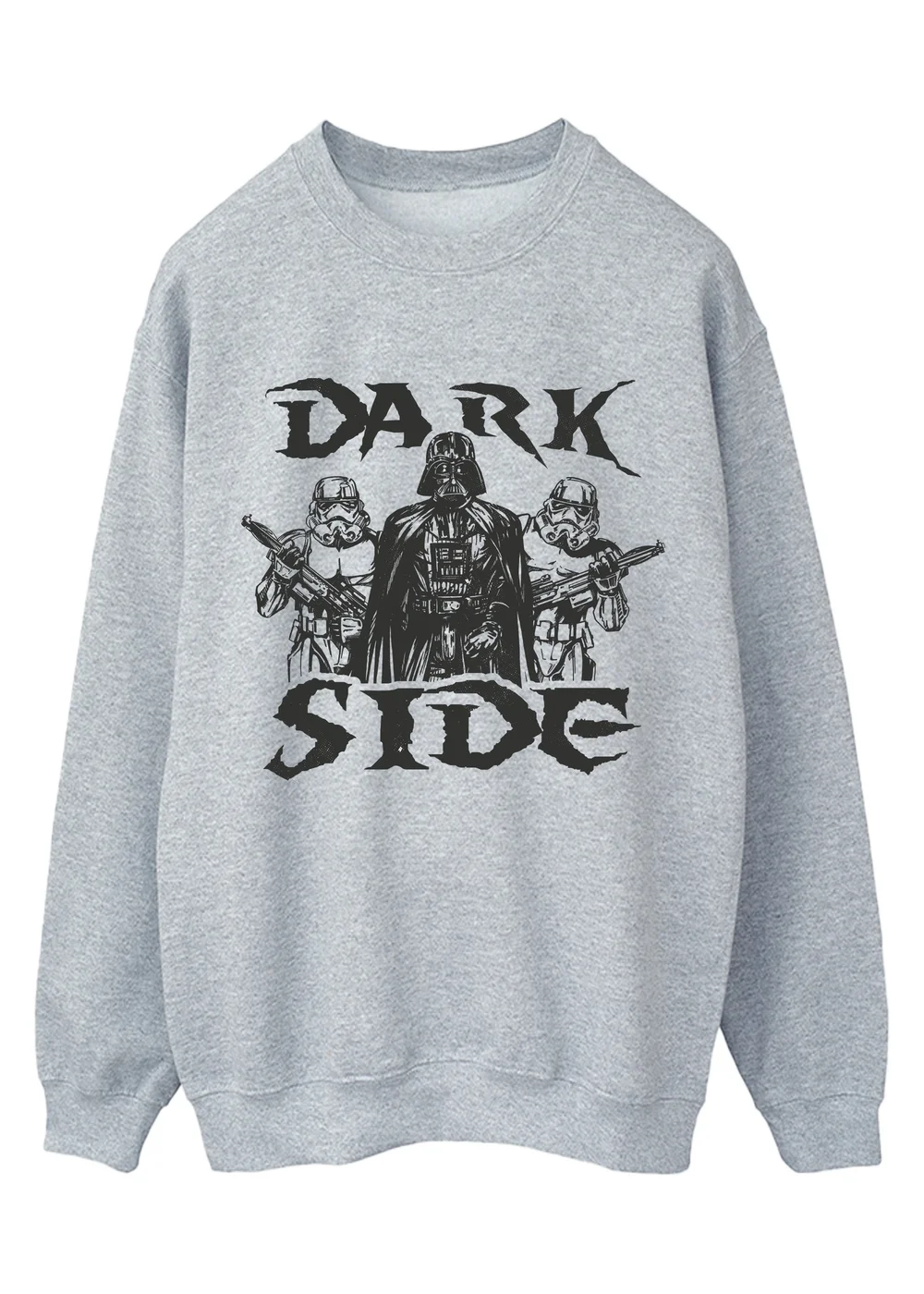 Spiral Galaxy Star Wars Dark Side Grey Graphic Sweatshirt - 5XL Image 1