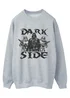 Spiral Galaxy Star Wars Dark Side Grey Graphic Sweatshirt - 5XL Image 1