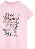 Spiral Galaxy Star Wars Free Spirit Pink Graphic Boyfriend Fit T-Shirt - 3XL Image 2