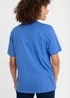 Cotton Traders French Blue Grandad T-Shirt - 5XL Image 4