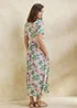Cotton Traders Ivory Printed Jersey Maxi Dress - 12 Image 2
