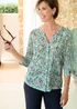 Cotton Traders Pear Burnout Jersey Tunic - 16 Image 2