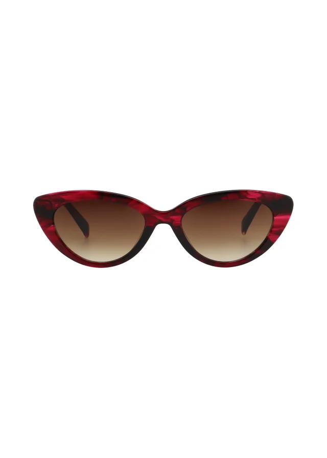 Karen Millen Artemis Red Sunglasses