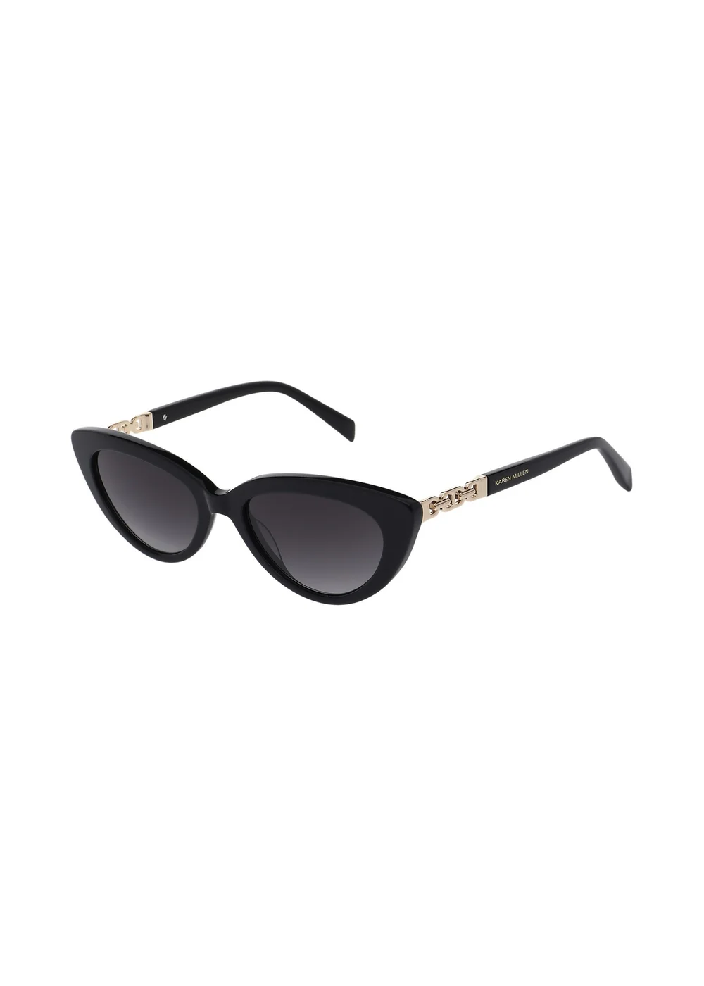 Karen Millen Artemis Black Sunglasses - One Size Image 2