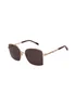 Karen Millen Rose Gold Sunglasses - One Size Image 2