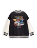 Vanilla Underground Hot Wheels Boys Black Turbo Charged Varsity Jacket (3-12 Years) - 8-9 yrs Image 5