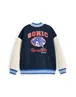 Vanilla Underground Sonic The Hedgehog Boys Blue Racing Team Varsity Jacket (4-12 Years) - 9-10 Yrs Image 2